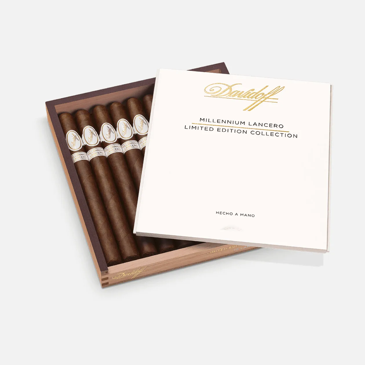 Davidoff Millennium Lancero Limited Edition Collection cigars, elegant presentation.