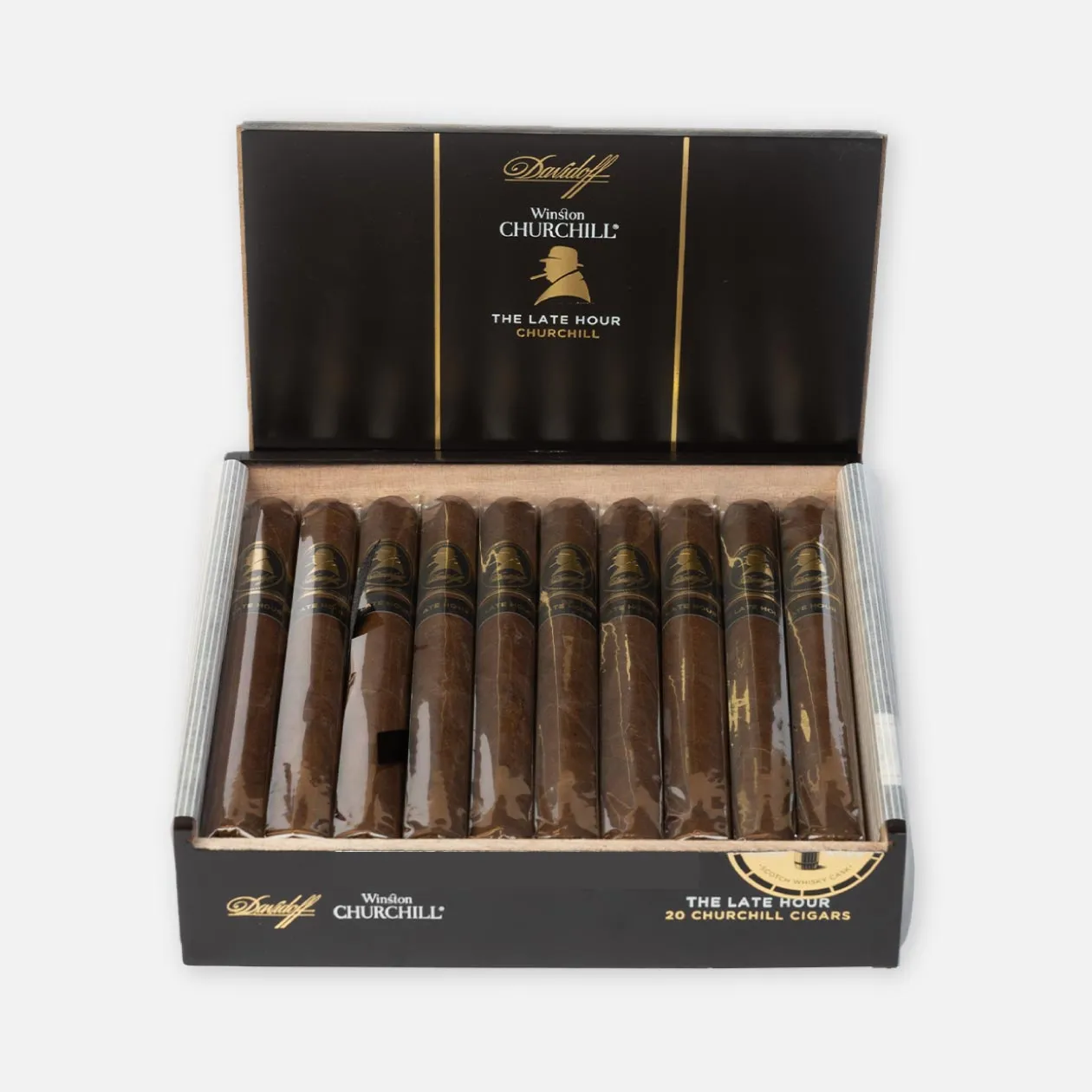 Davidoff Winston Churchill, The Late Hour cigars, elegant and refined presentation.