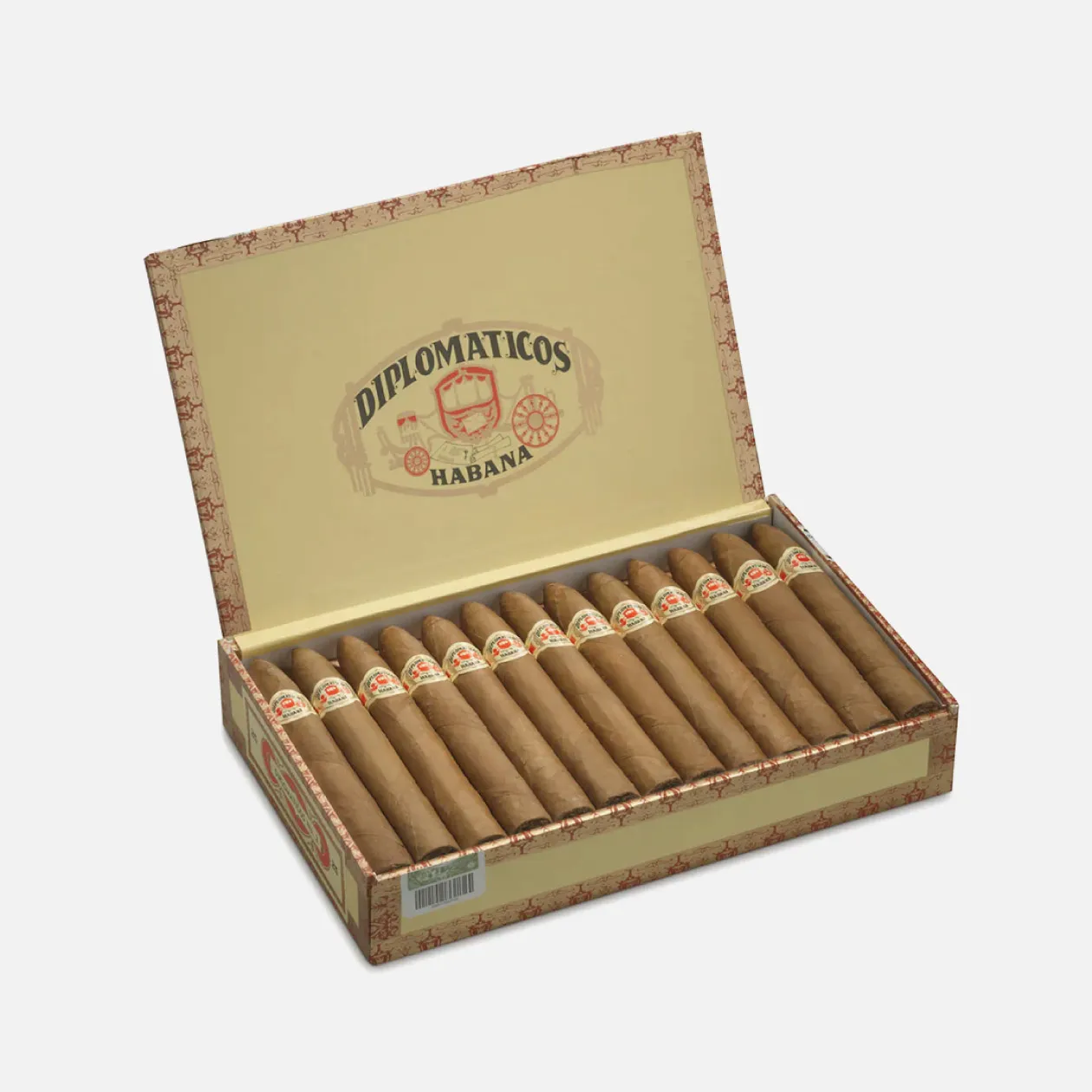 Diplomáticos Cuban cigars in an elegant presentation box.