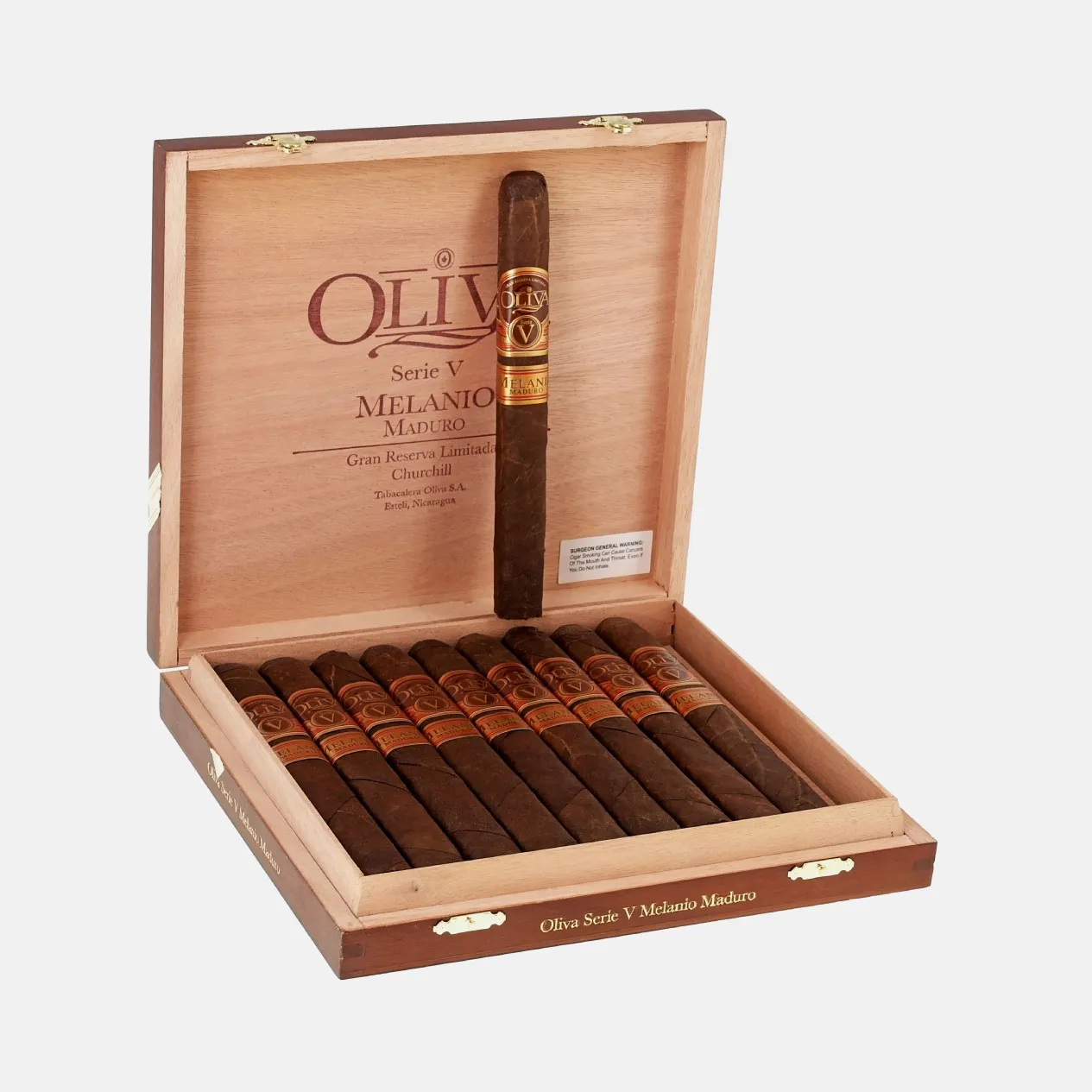 OLIVA Serie V Melanio Maduro Churchill 7&#215;50 (10)