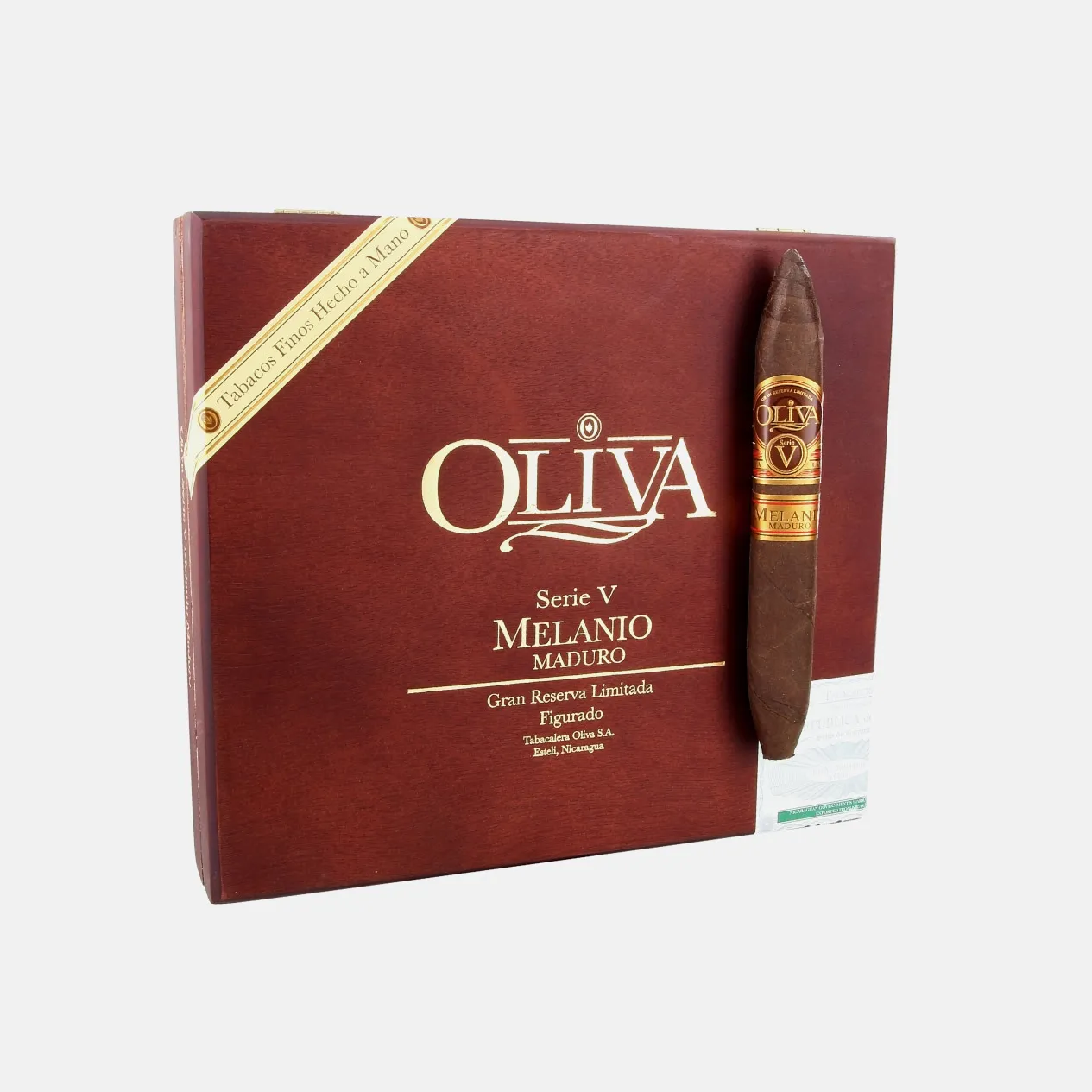 OLIVA Serie V Melanio Maduro Figurado  6.5&#215;54 (10)