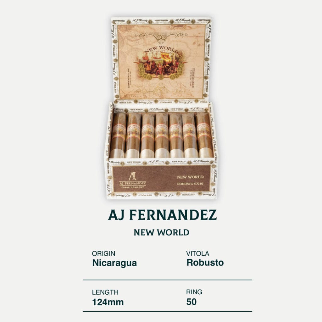 AJ Fernández New World Connecticut Robusto cigar