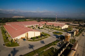 Aerial view of the AJ Fernández cigar factory in Estelí, Nicaragua