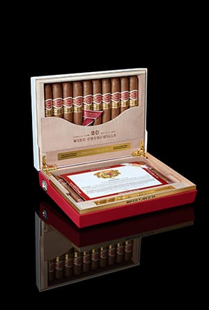 Romeo y Julieta Wide Churchills travel retail box, open
