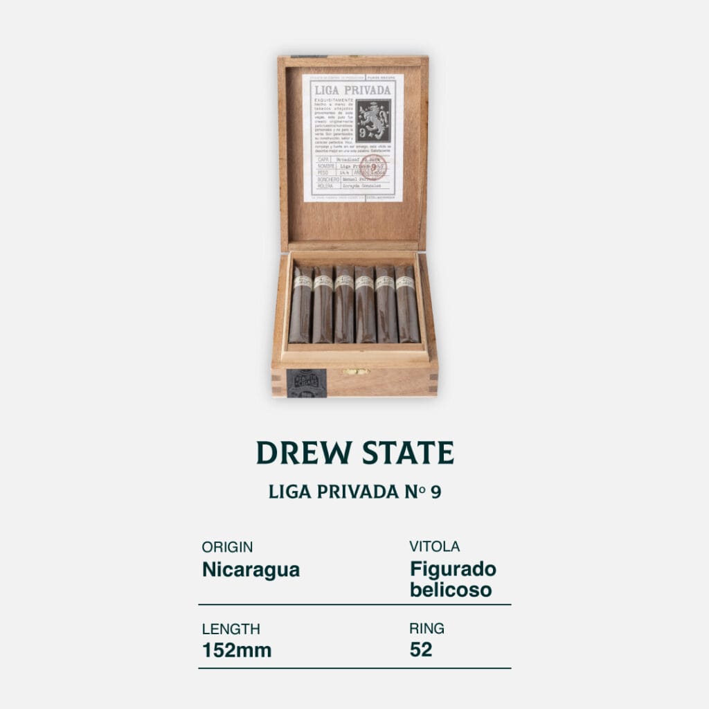 Drew Estate Liga Privada No. 9 Belicoso Fino cigar